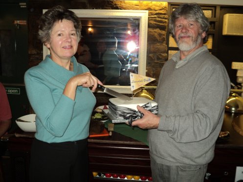 Founder member of the branch Jenny Greenhalgh and chairman Mick Dillon