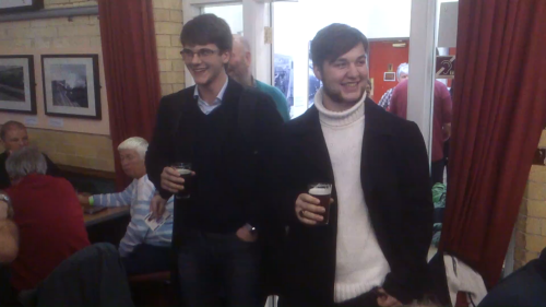 Stu Ball (left) and Johnny Read from Marble Brewery